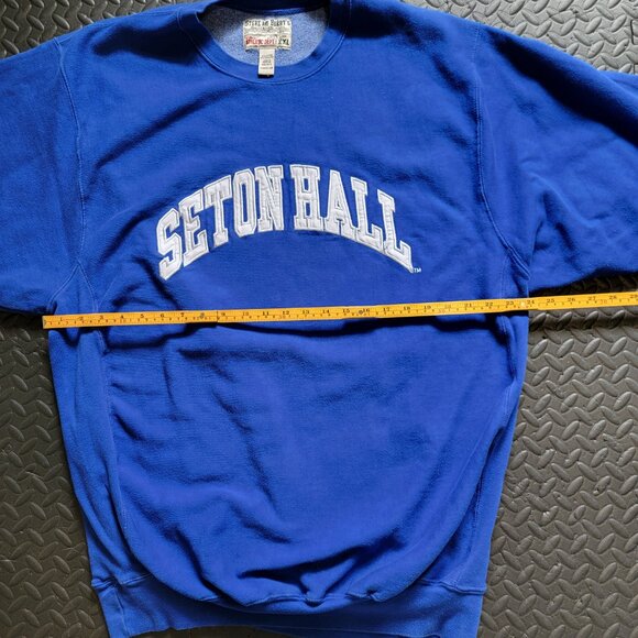 Seton Hall University Y2K Era Steve And Barry's Crewneck Sweatshirt, XXL, Used - Picture 7 of 11